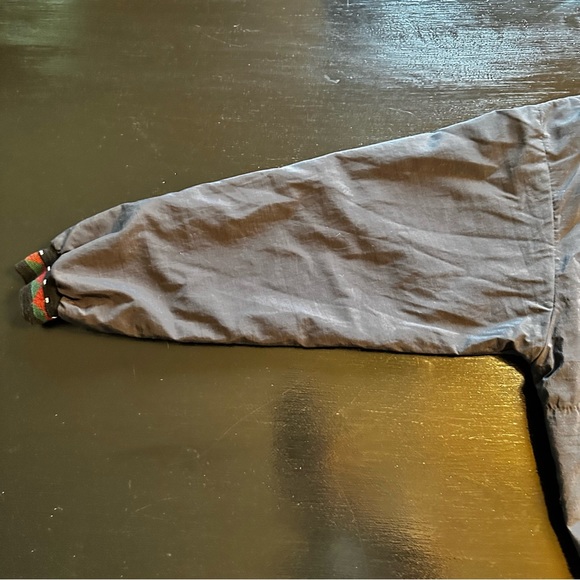 Vintage Terry Martin Medium Oversized Wide Windbreaker Tribal Print Black Red - Picture 5 of 9